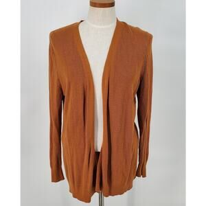A New Day Womens XL‎ Brown Cardigan Sweater Pre-Owned